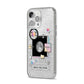 Chase The Moon iPhone 14 Pro Max Glitter Tough Case Silver Angled Image