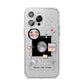Chase The Moon iPhone 14 Pro Max Glitter Tough Case Silver