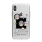 Chase The Moon iPhone X Bumper Case on Silver iPhone Alternative Image 1
