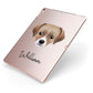 Cheagle Personalised Apple iPad Case on Rose Gold iPad Side View