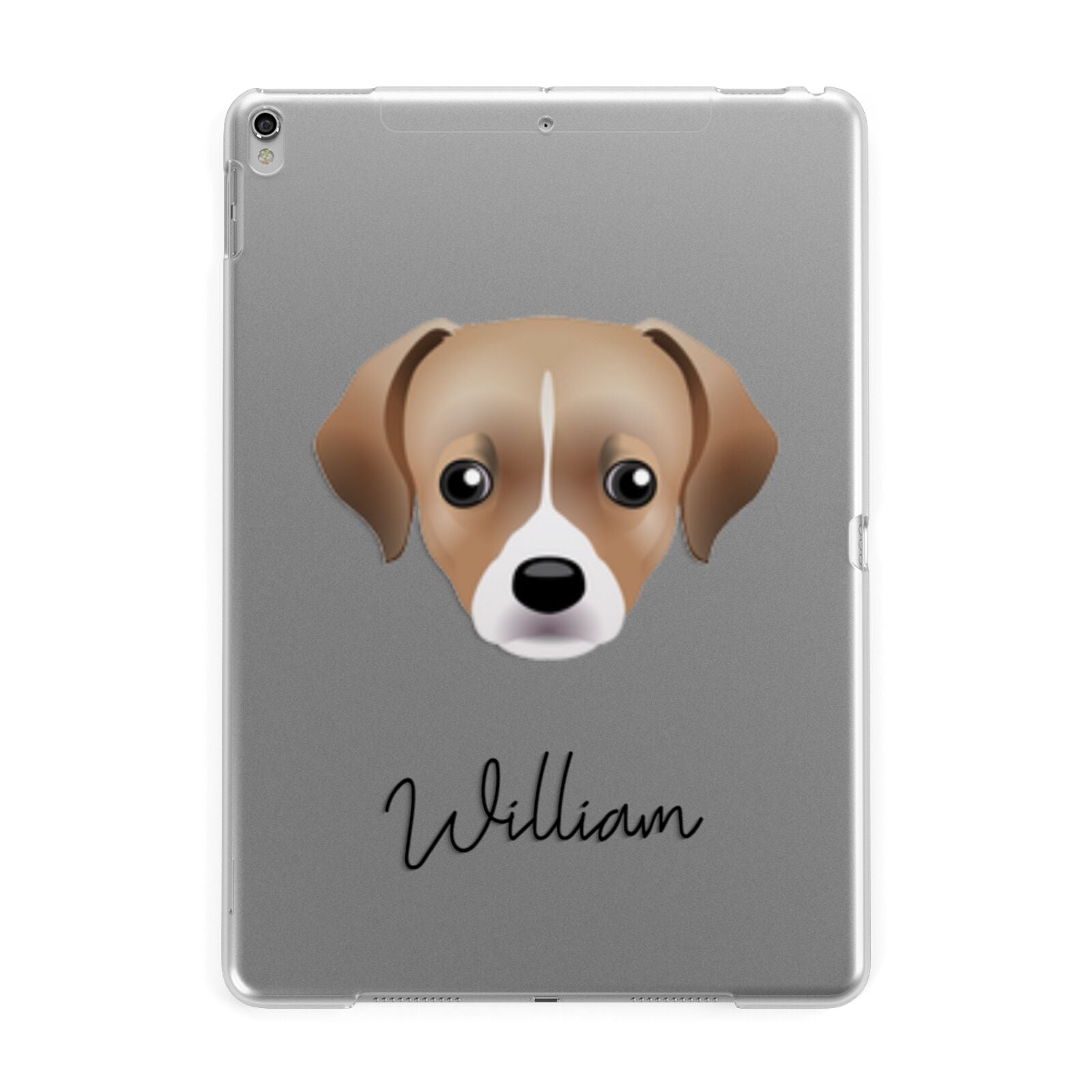 Cheagle Personalised Apple iPad Silver Case
