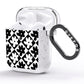 Check Flower AirPods Glitter Case Side Image