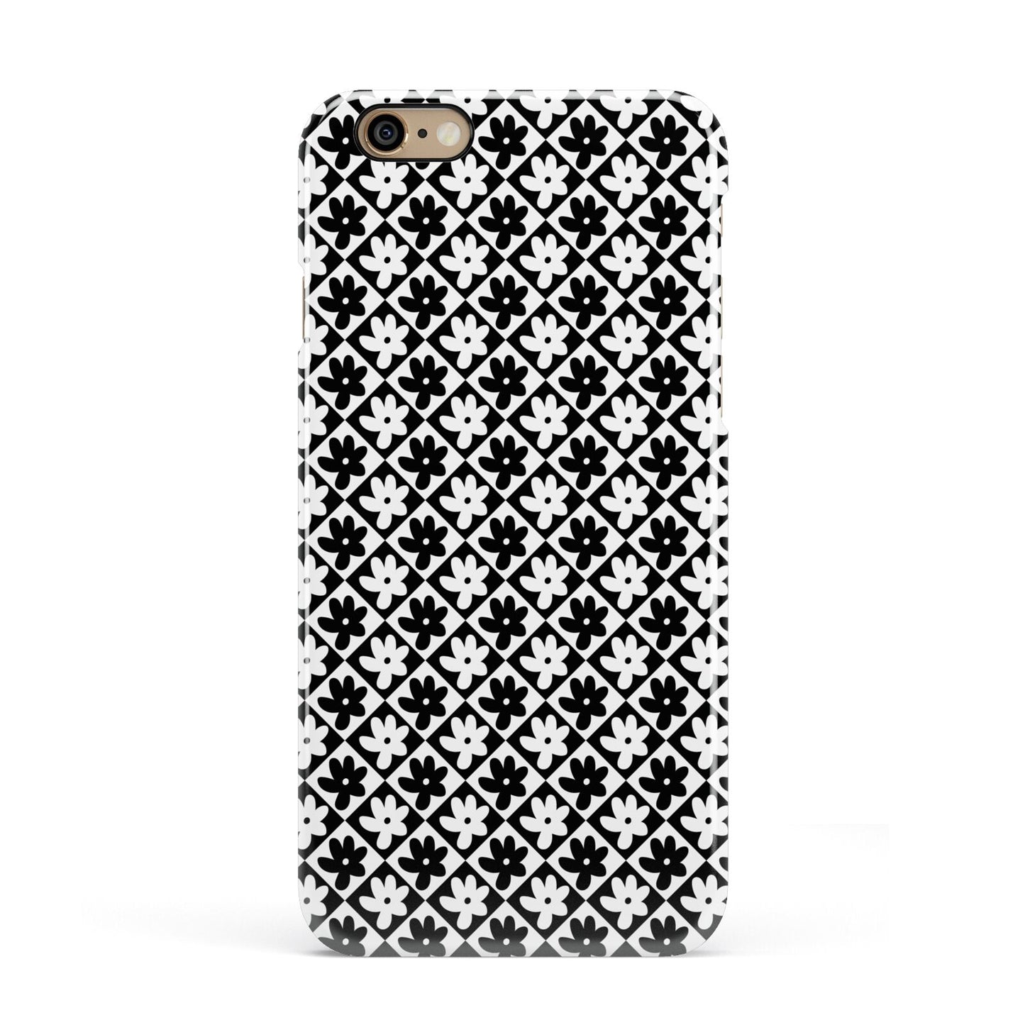 Check Flower Apple iPhone 6 3D Snap Case