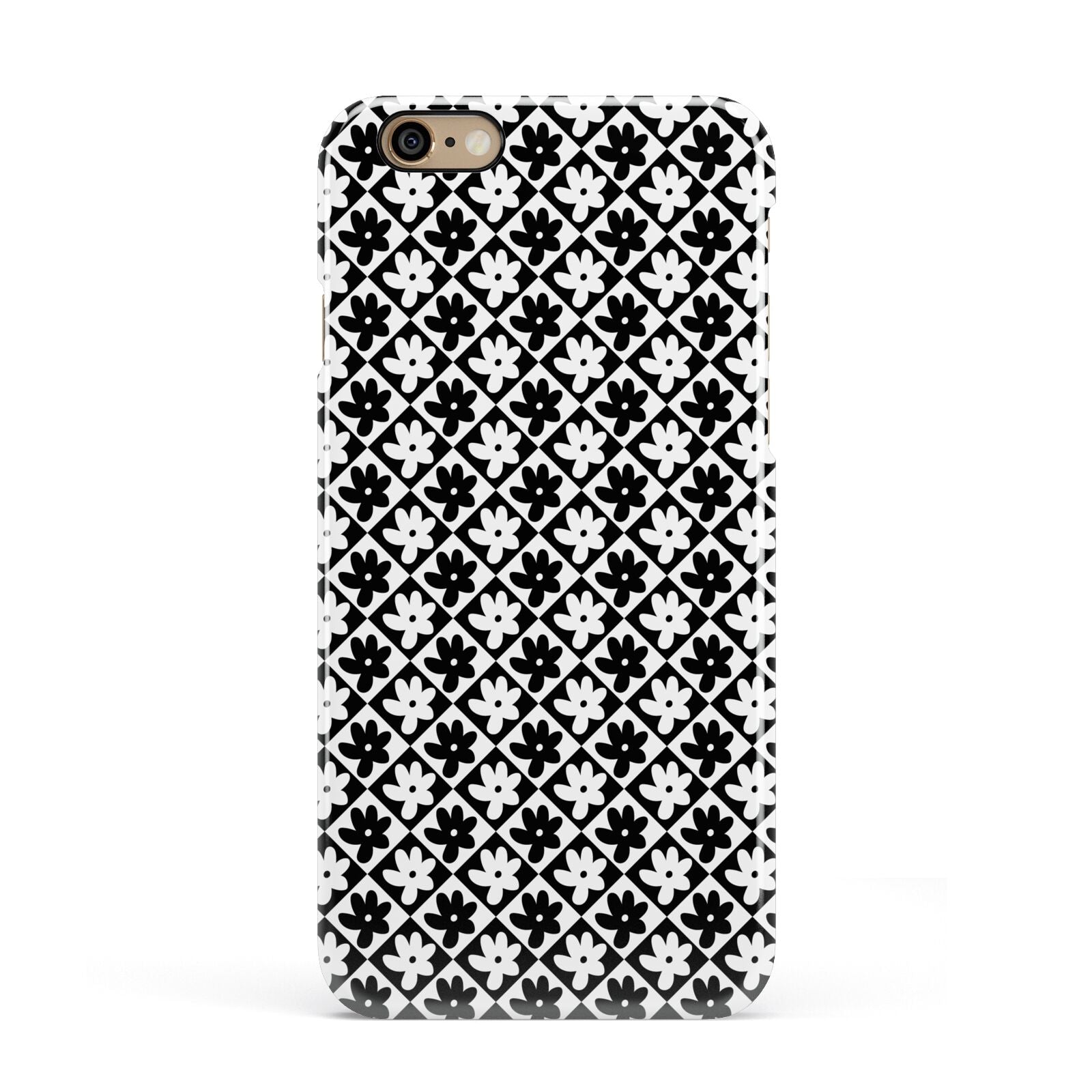 Check Flower Apple iPhone 6 3D Snap Case