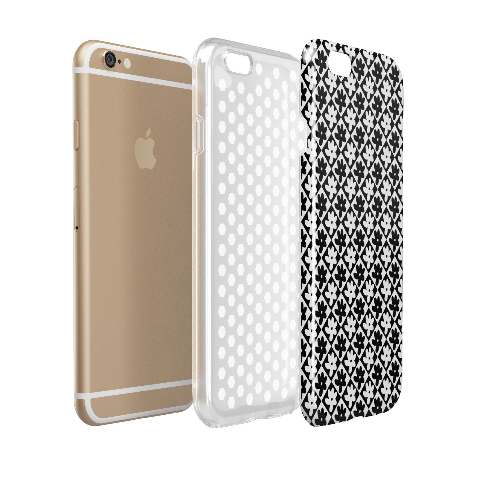 Check Flower Apple iPhone 6 3D Tough Case Expanded view