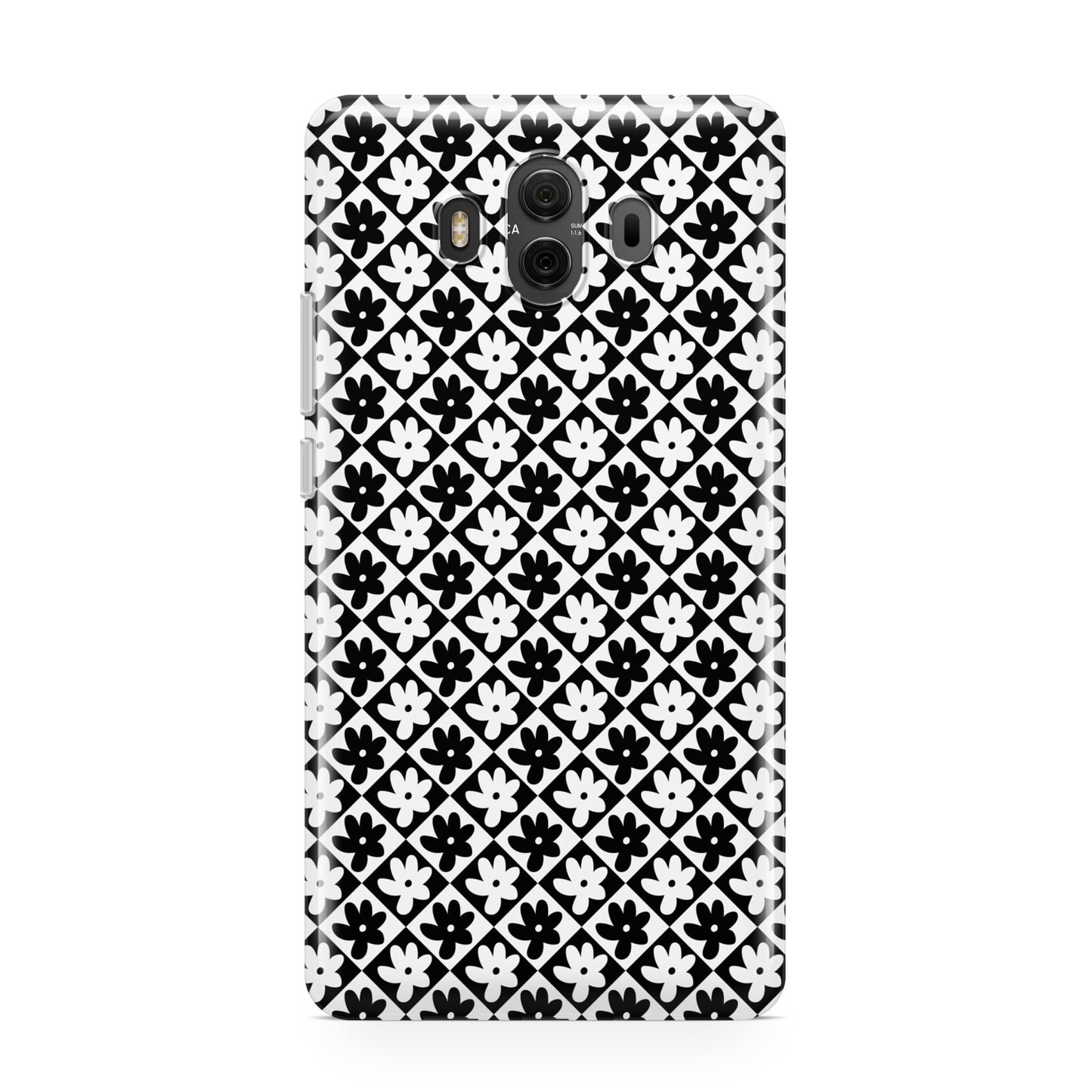 Check Flower Huawei Mate 10 Protective Phone Case