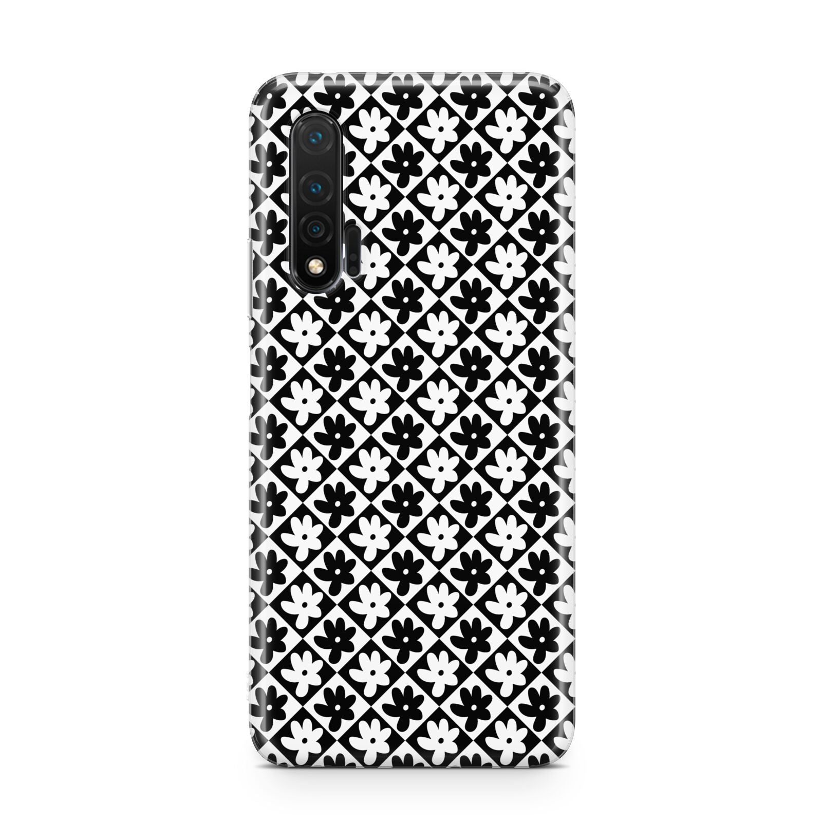 Check Flower Huawei Nova 6 Phone Case