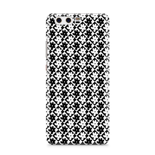 Check Flower Huawei P10 Phone Case