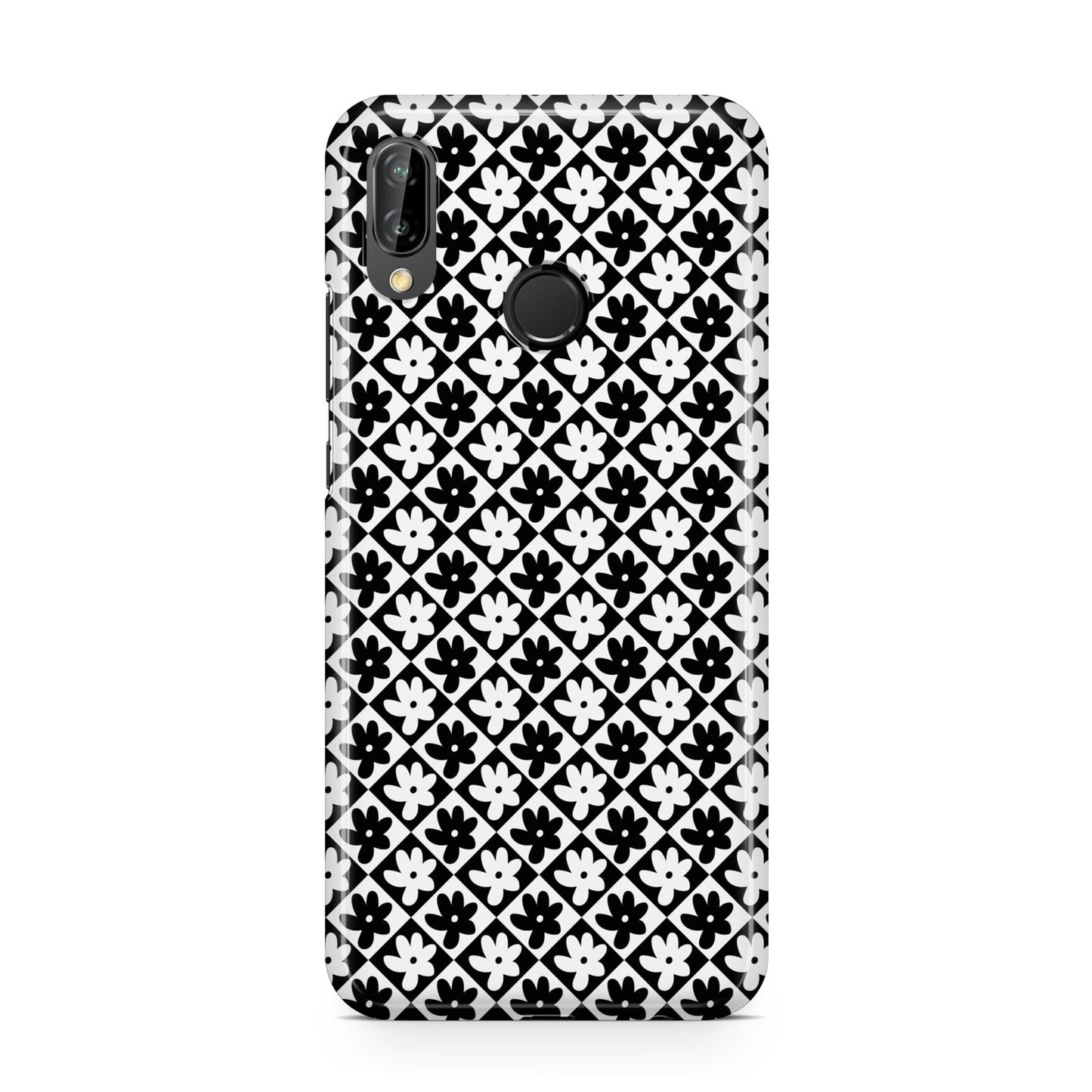Check Flower Huawei P20 Lite Phone Case