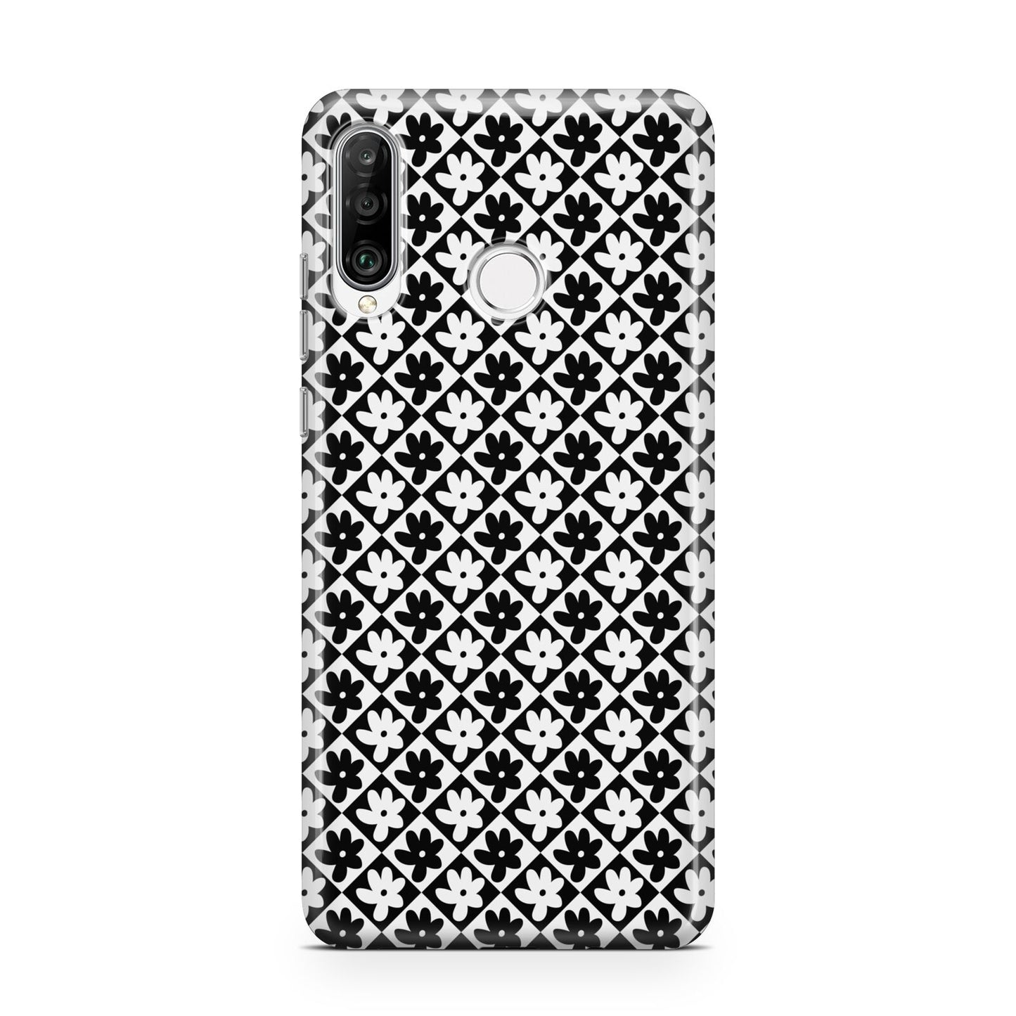 Check Flower Huawei P30 Lite Phone Case