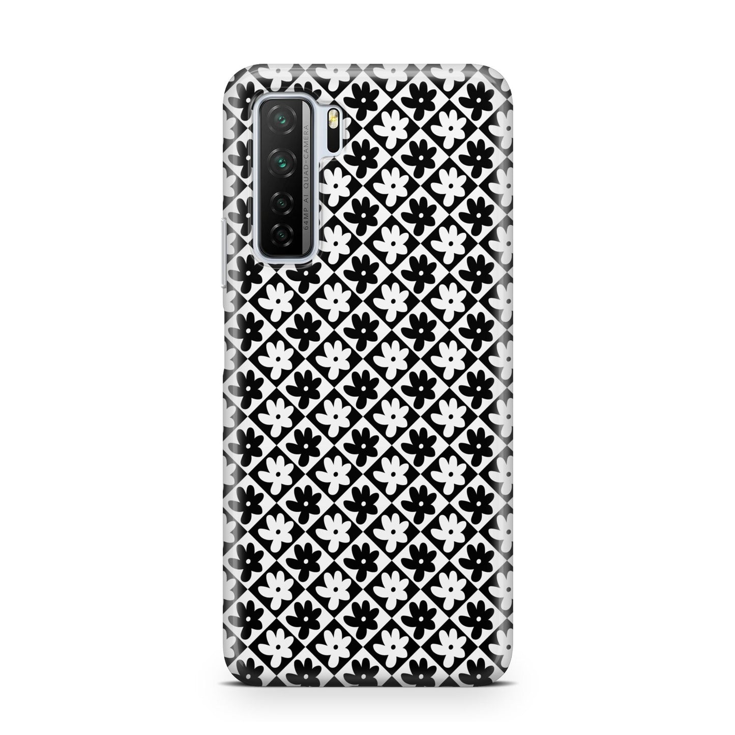 Check Flower Huawei P40 Lite 5G Phone Case