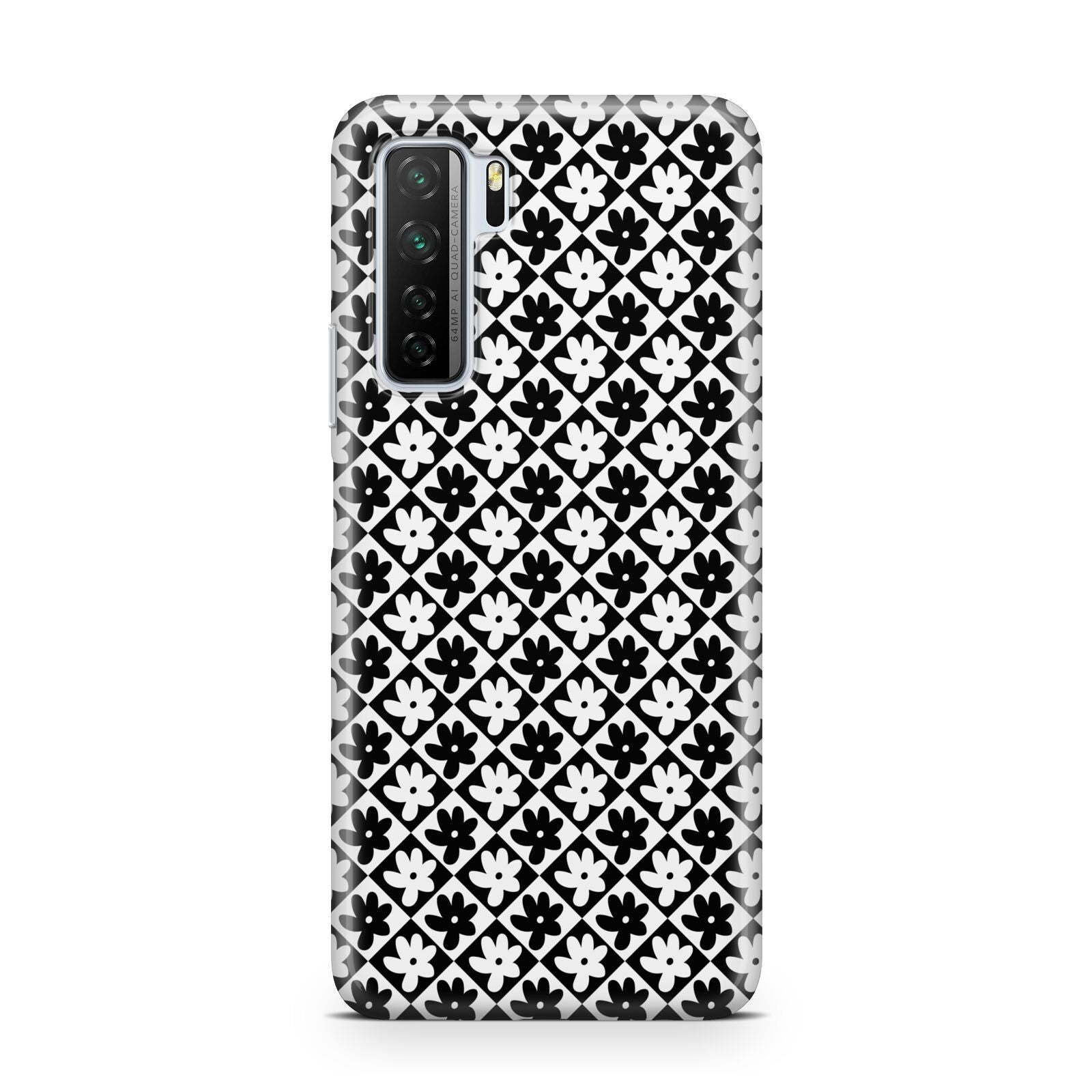 Check Flower Huawei P40 Lite 5G Phone Case