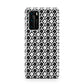 Check Flower Huawei P40 Phone Case