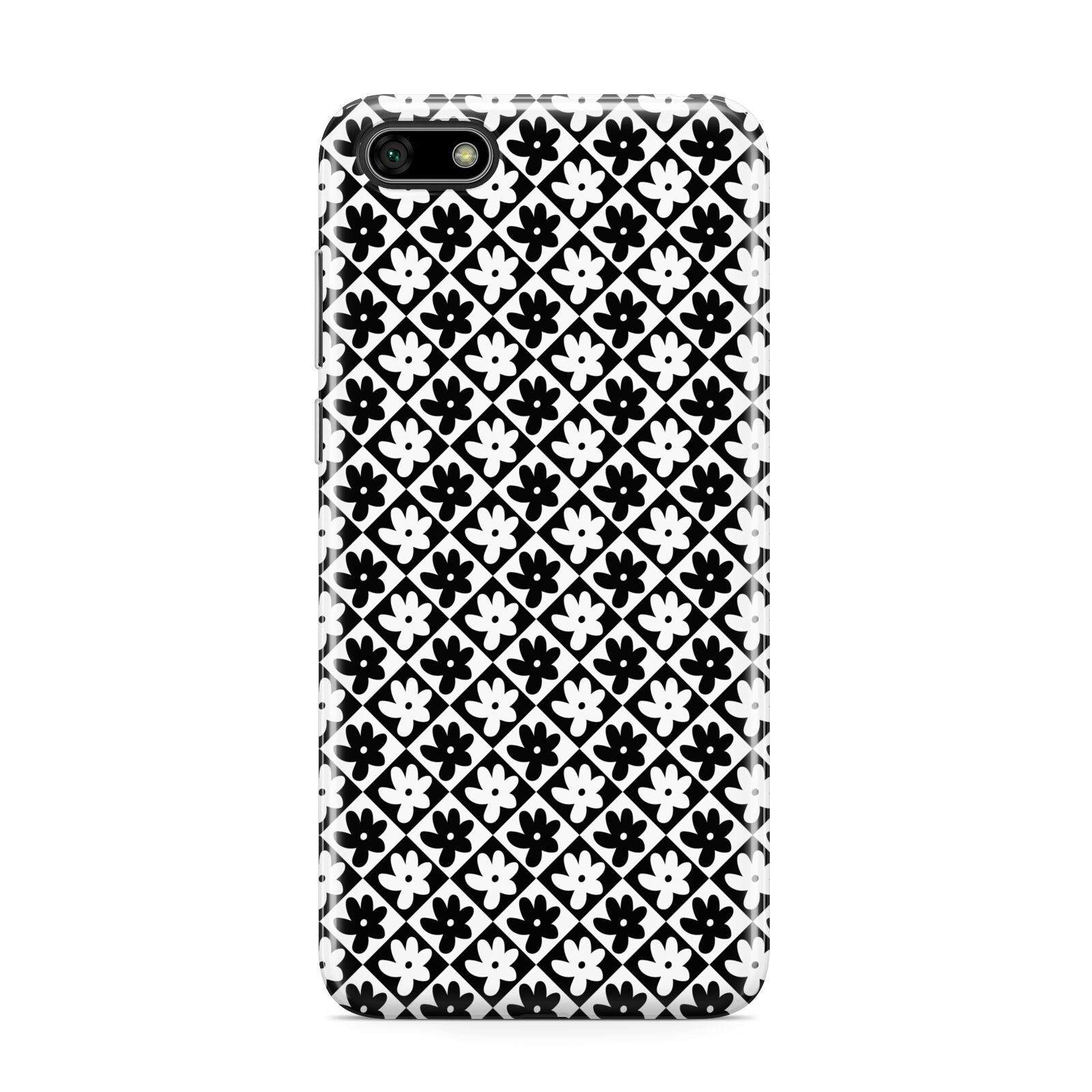Check Flower Huawei Y5 Prime 2018 Phone Case