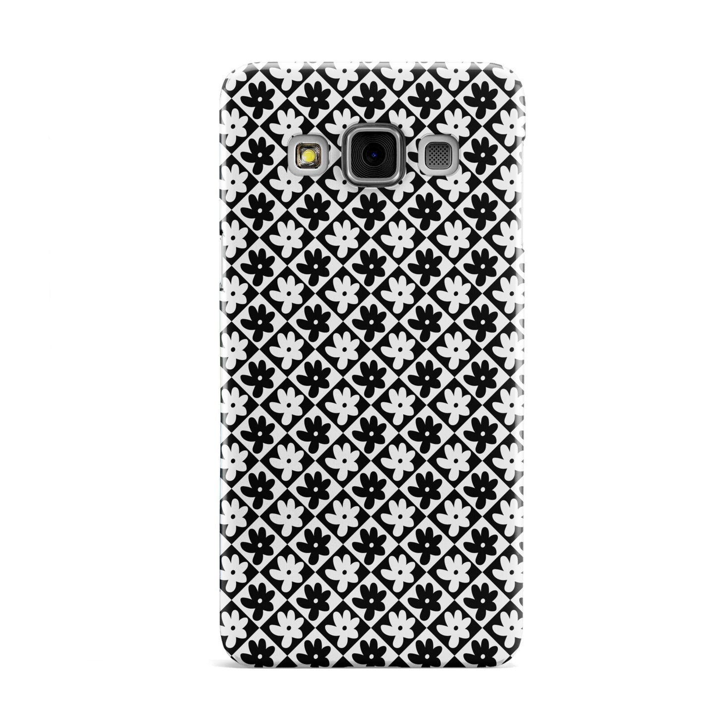 Check Flower Samsung Galaxy A3 Case