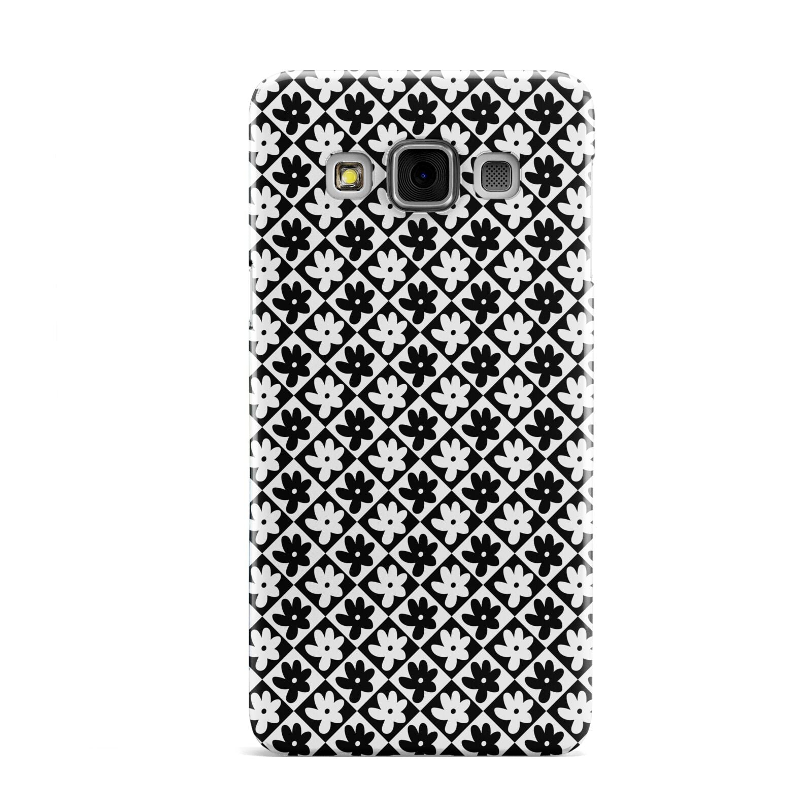 Check Flower Samsung Galaxy A3 Case