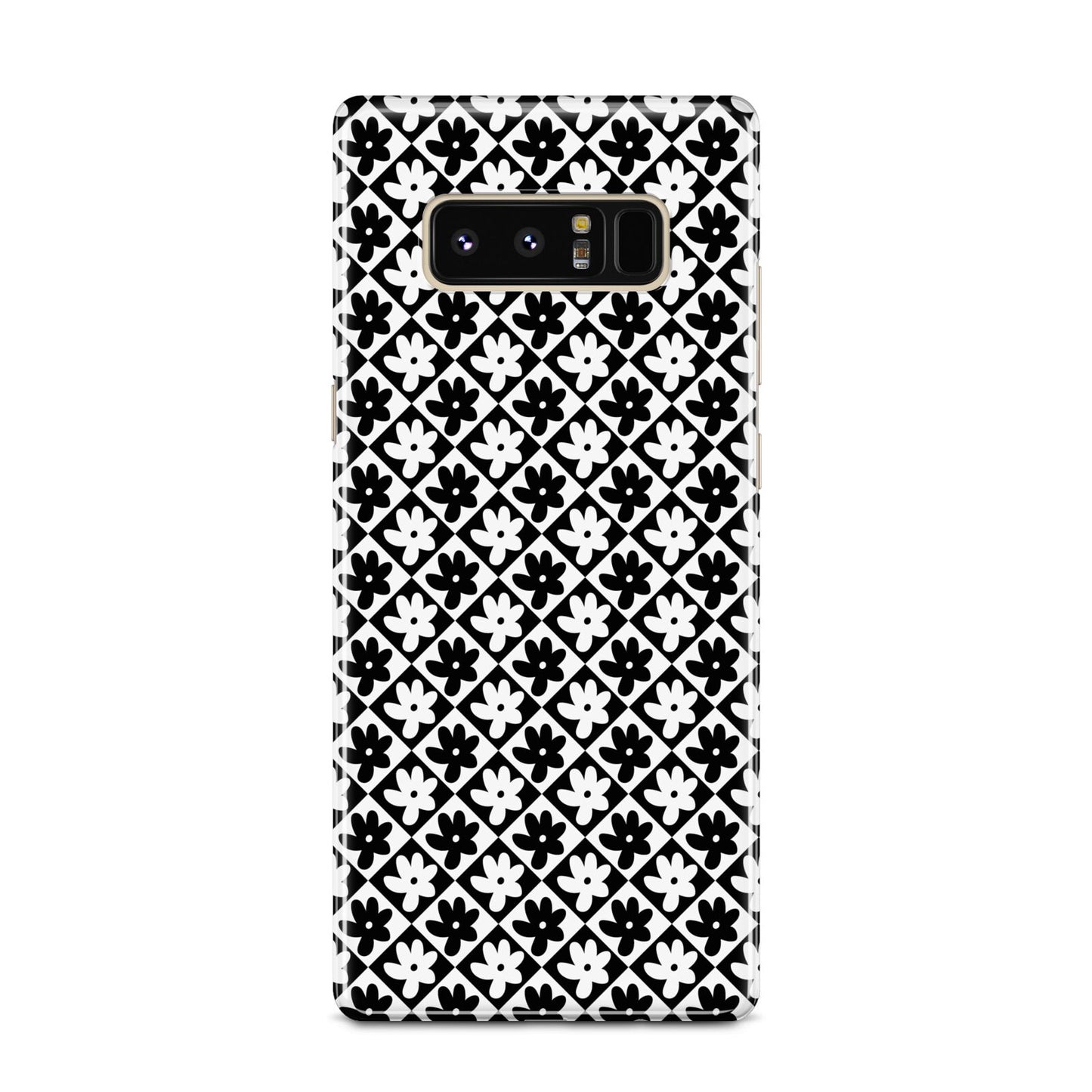 Check Flower Samsung Galaxy Note 8 Case