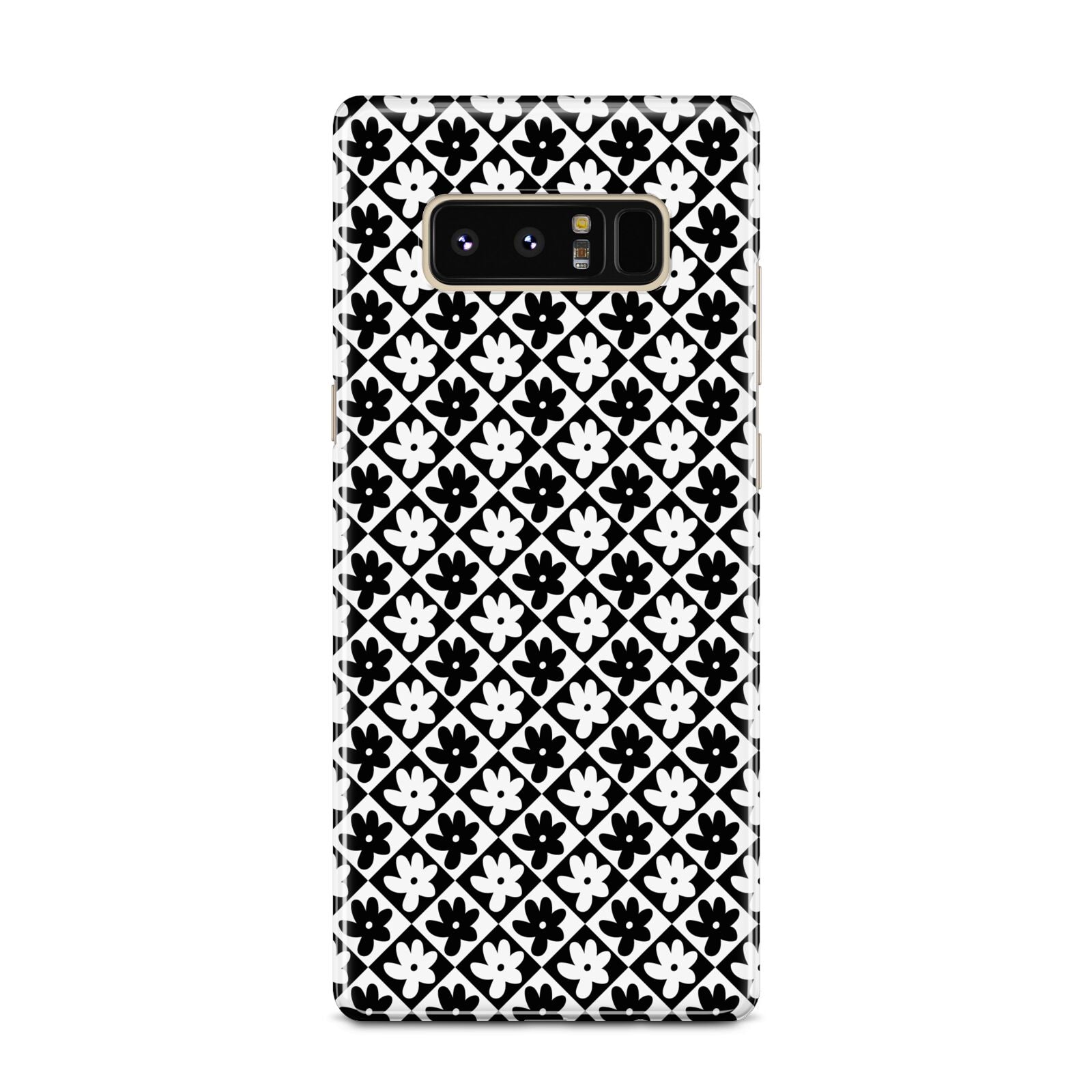 Check Flower Samsung Galaxy Note 8 Case