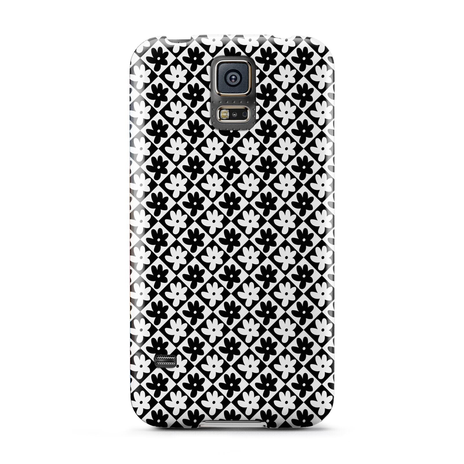 Check Flower Samsung Galaxy S5 Case