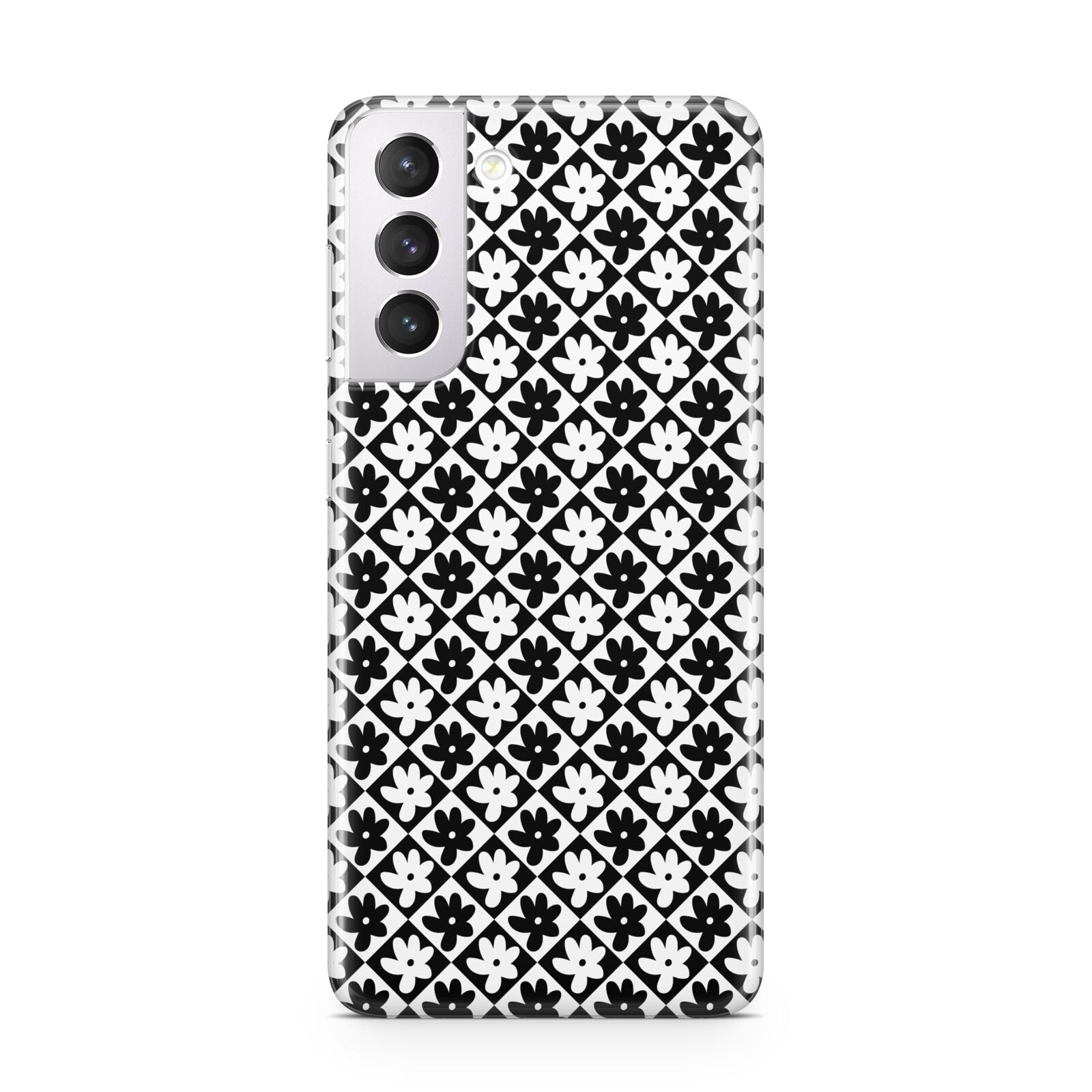 Check Flower Samsung S21 Case