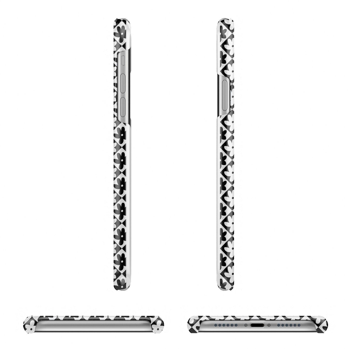 Check Flower iPhone 11 Pro 3D Snap Case Angle Images