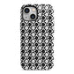 Check Flower iPhone 13 Mini Full Wrap 3D Tough Case