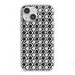 Check Flower iPhone 13 Mini TPU Impact Case with White Edges