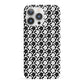 Check Flower iPhone 13 Pro Full Wrap 3D Snap Case
