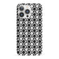 Check Flower iPhone 13 Pro Full Wrap 3D Snap Case