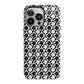Check Flower iPhone 13 Pro Full Wrap 3D Tough Case