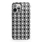 Check Flower iPhone 13 Pro Max Full Wrap 3D Tough Case