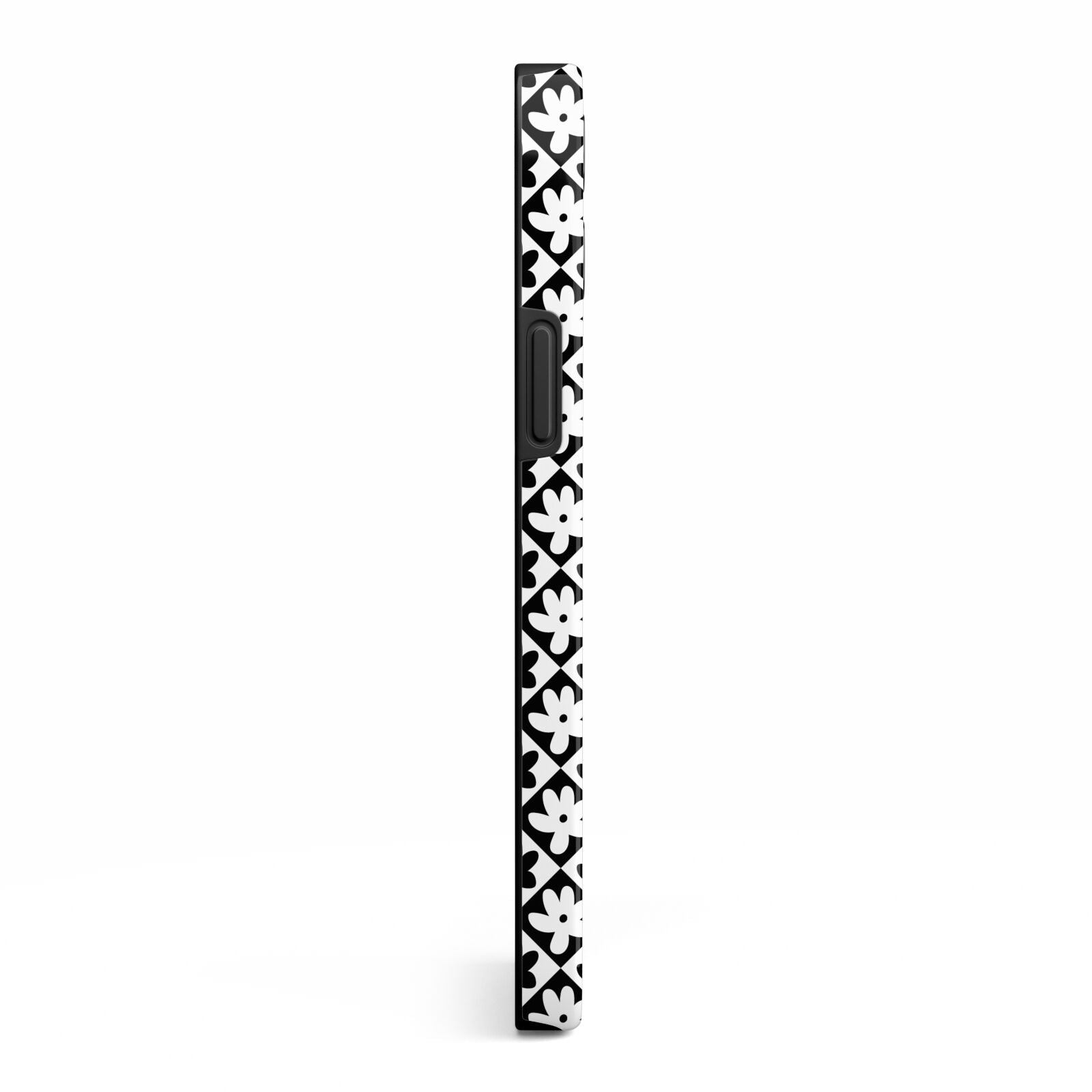 Check Flower iPhone 13 Pro Max Side Image 3D Tough Case