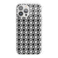 Check Flower iPhone 13 Pro Max TPU Impact Case with White Edges