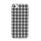 Check Flower iPhone 8 Bumper Case on Silver iPhone