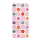 Checked flowers Apple iPhone 5 Case