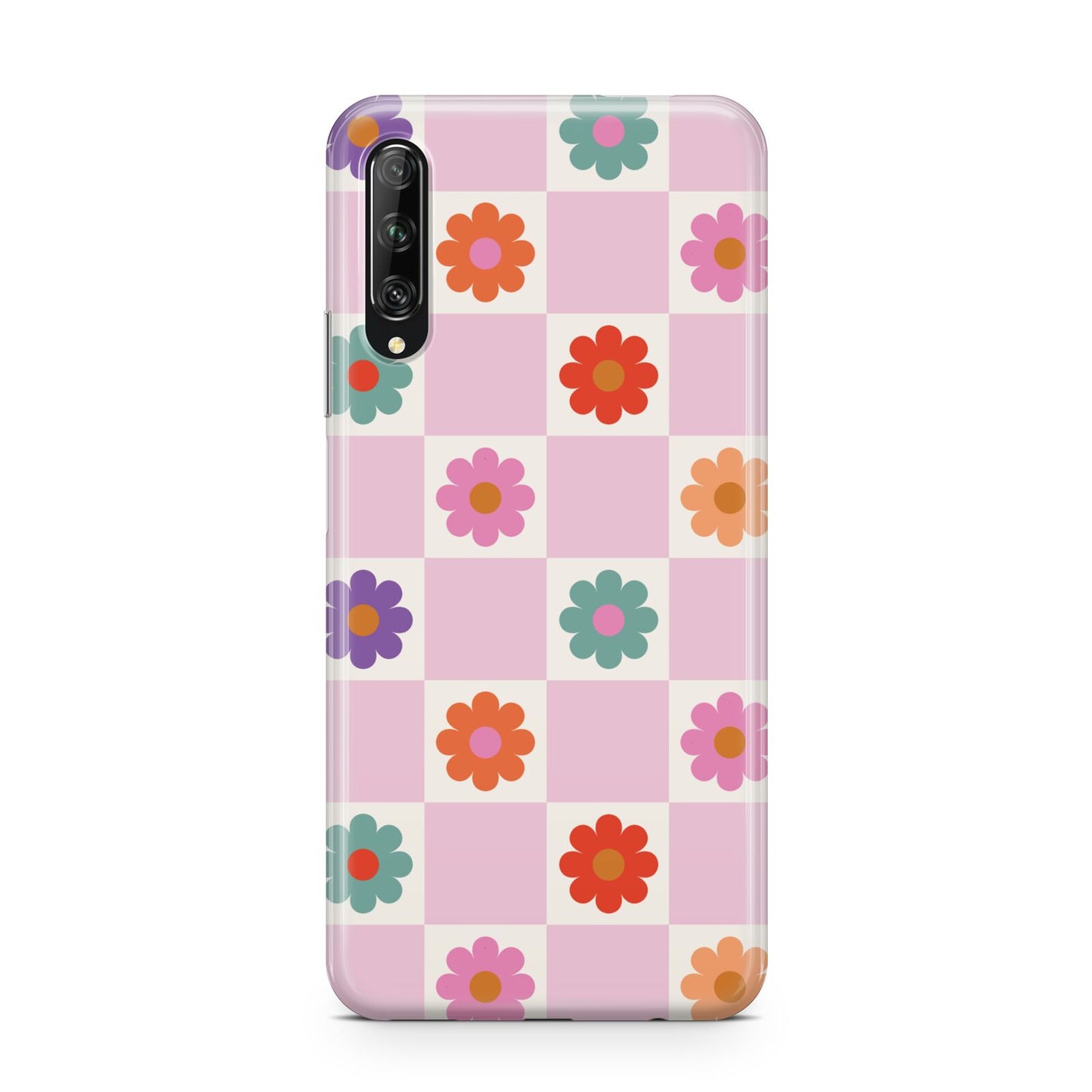 Checked flowers Huawei P Smart Pro 2019
