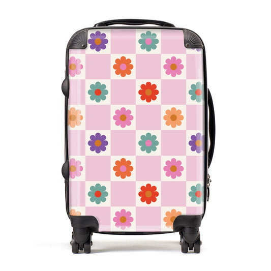 Checked flowers Suitcase