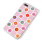Checked flowers iPhone 8 Plus Bumper Case on Silver iPhone Alternative Image