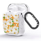 Checkered Daisy AirPods Glitter Case Side Image