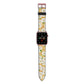 Checkered Daisy Apple Watch Strap with Rose Gold Hardware