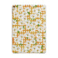 Checkered Daisy Apple iPad Gold Case