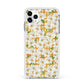 Checkered Daisy Apple iPhone 11 Pro Max in Silver with White Impact Case