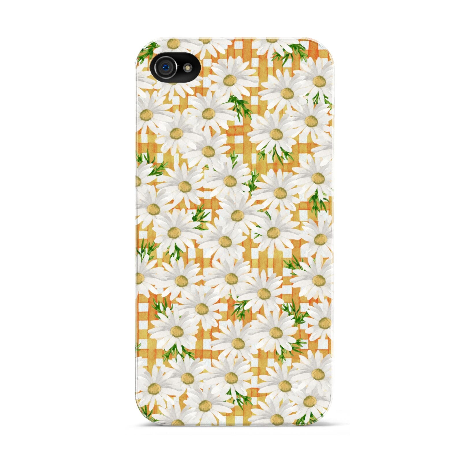 Checkered Daisy Apple iPhone 4s Case