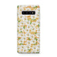 Checkered Daisy Protective Samsung Galaxy Case