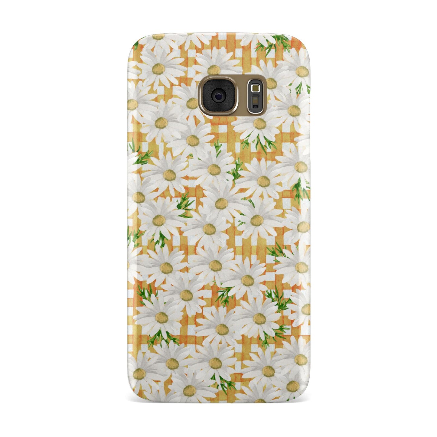Checkered Daisy Samsung Galaxy Case