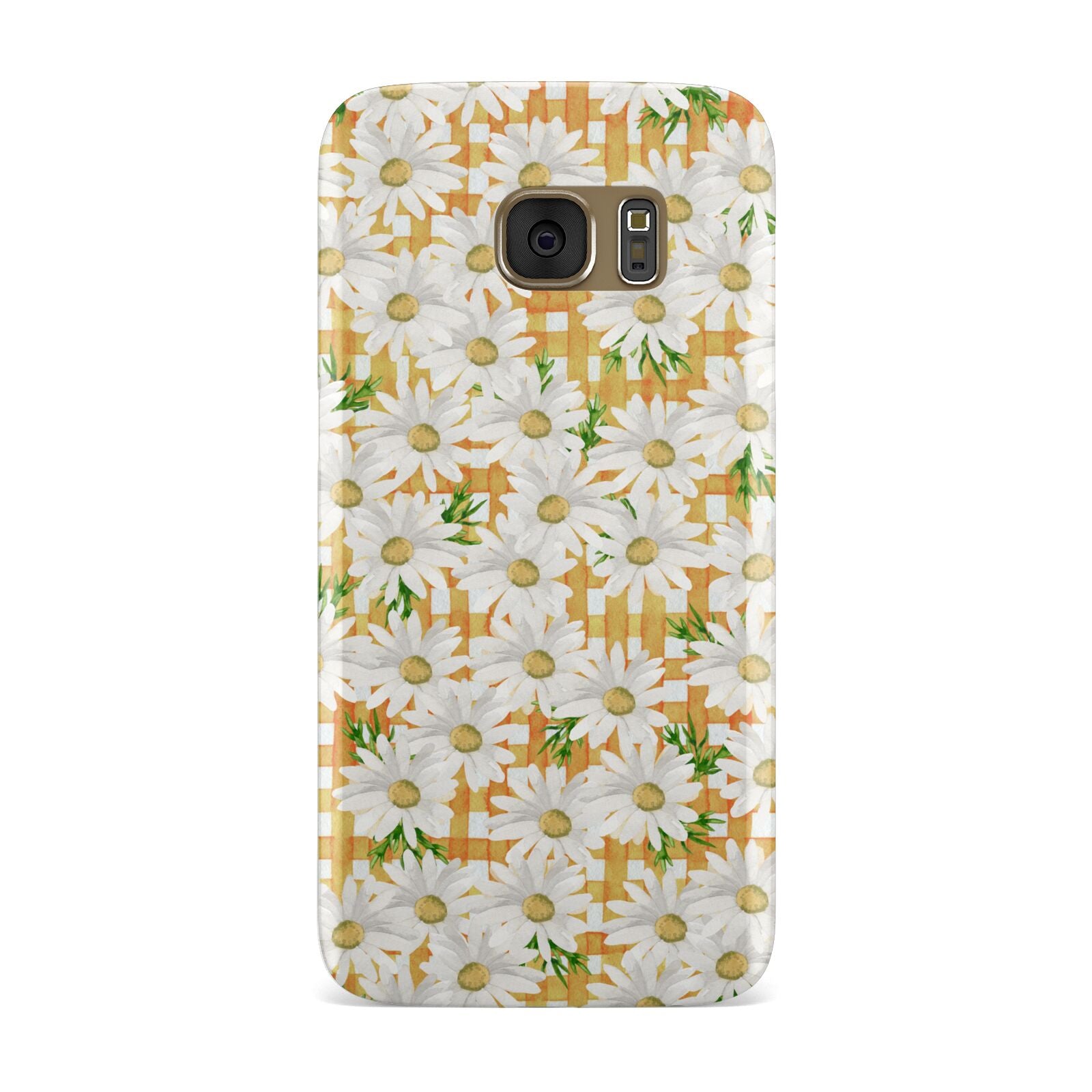 Checkered Daisy Samsung Galaxy Case