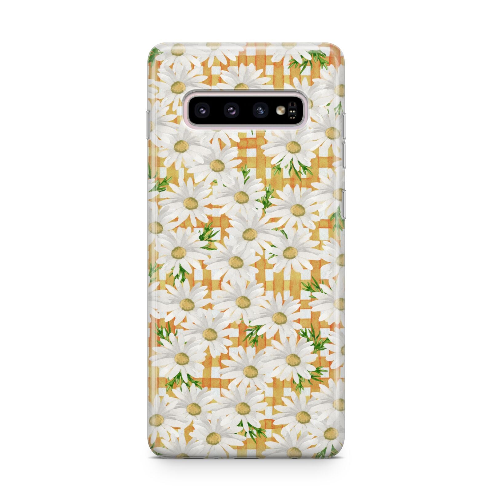 Checkered Daisy Samsung Galaxy S10 Plus Case