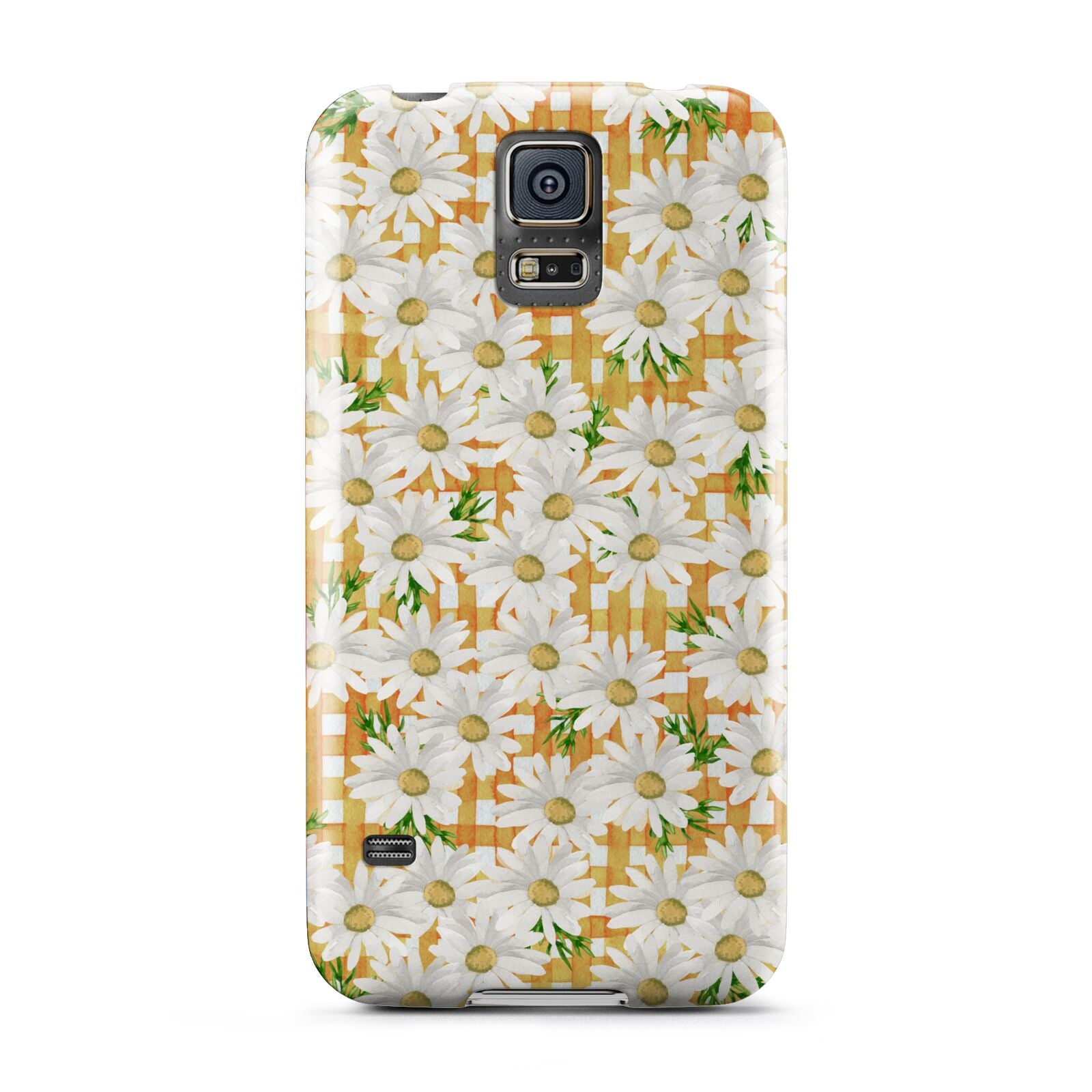 Checkered Daisy Samsung Galaxy S5 Case