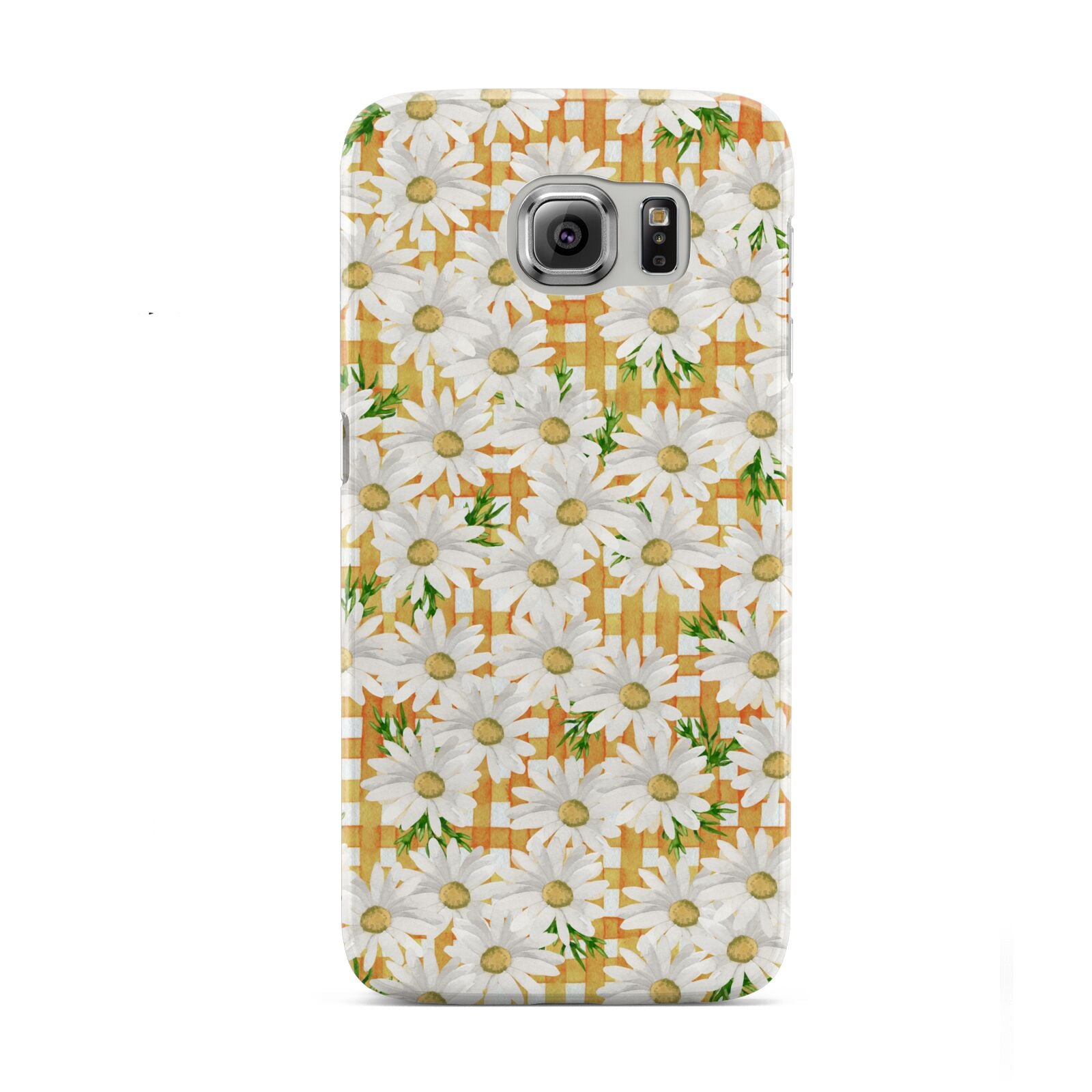 Checkered Daisy Samsung Galaxy S6 Case