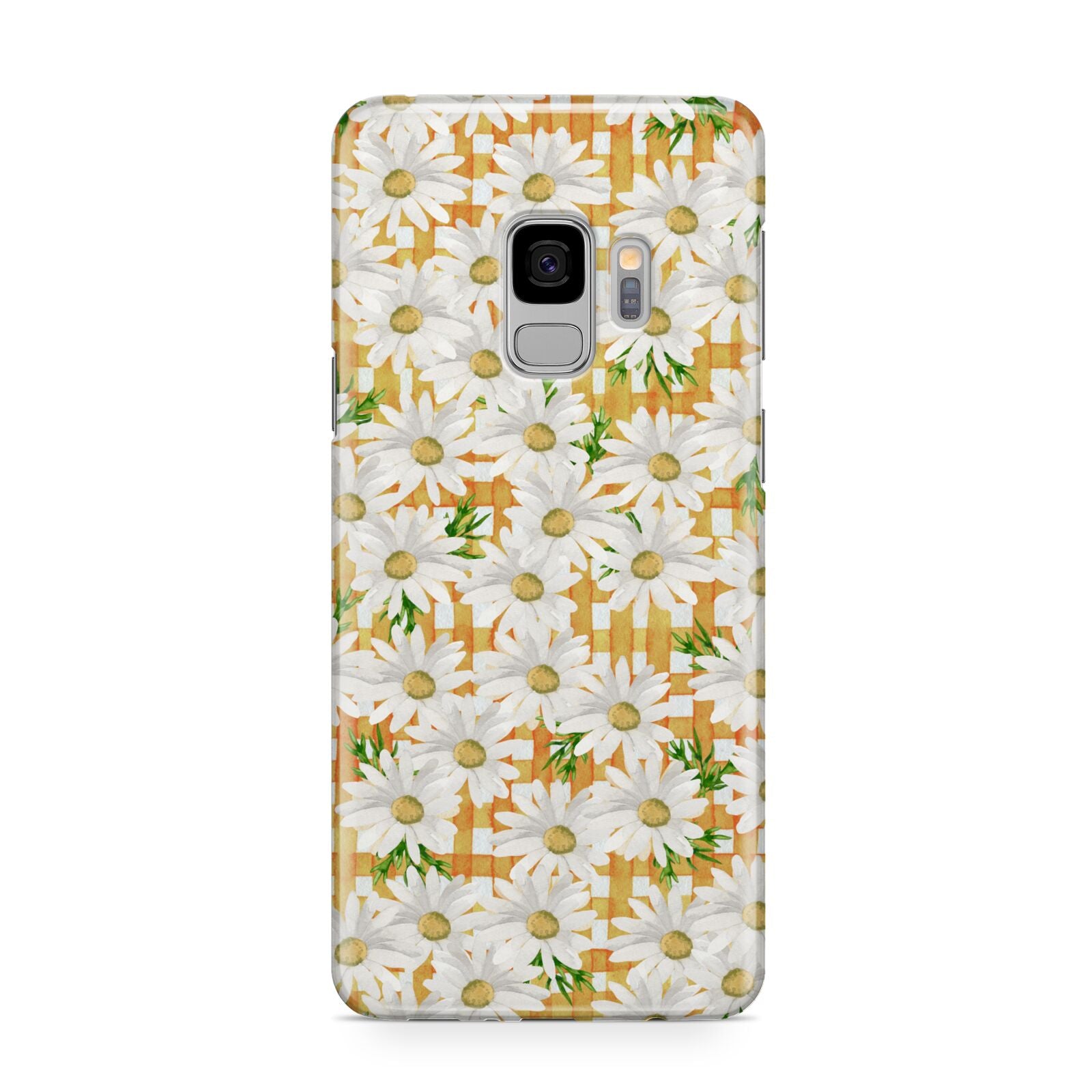 Checkered Daisy Samsung Galaxy S9 Case